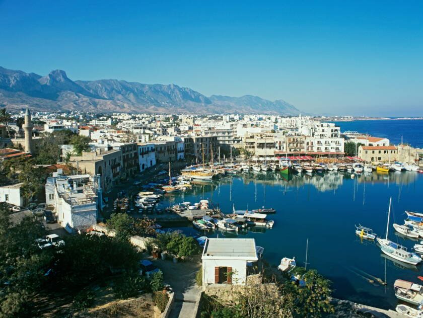 Kyrenia harbour cyprus